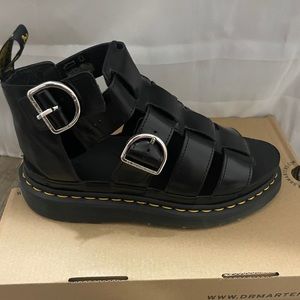 Dr. Martens Mackaye Black Sandals